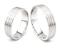 Obrączki ślubne klasyczne białe złoto - b_obr_8_5_o