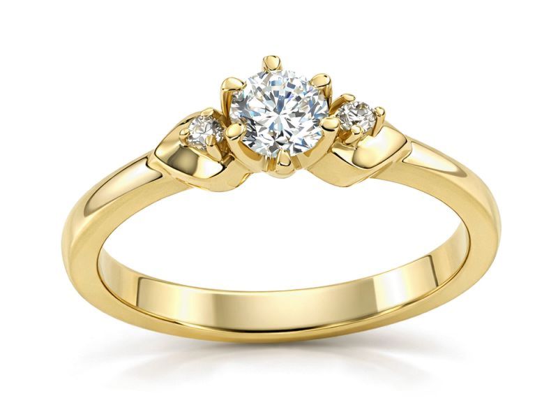 Pierścionek z brylantami - jg1043br_VS1_H_33 - 1