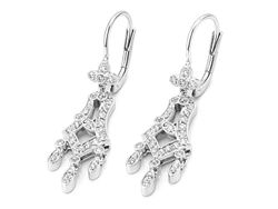 Złote kolczyki z brylantami białe złoto - kol_bry_06_750