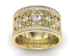 Obrączka z brylantami żółte złoto - OB_P15022z