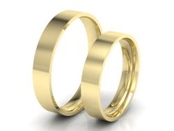 Wyjątkowe obrączki ślubne z żółtego złota - op4011z