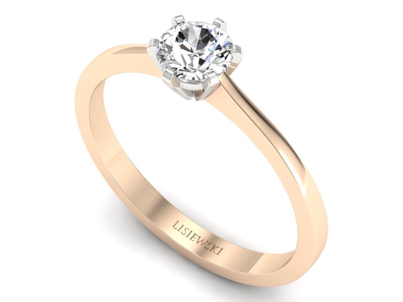 Pierścionek z brylantem - p15003cb - 3