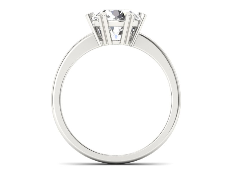 Pierścionek zaręczynowy z brylantem - p15020bbr_SI_H - 2