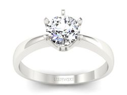Pierścionek zaręczynowy z brylantem - P15093bbr_Vs_H