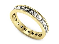 Obrączka żółte złoto z diamentami próba 585 - p15130z