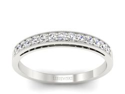 Pierścionek zaręczynowy z brylantami - P15137b