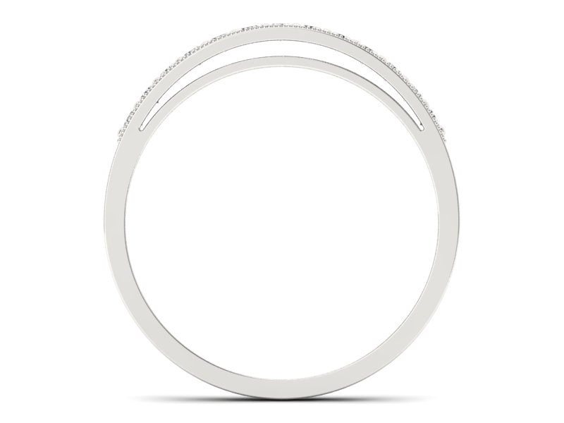 Pierścionek zaręczynowy z brylantami - P15137b - 2