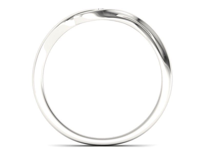 Pierścionek zaręczynowy z diamentem zloty 14k - P15312b - 2
