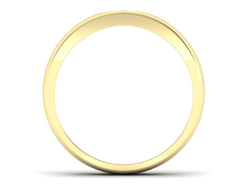 Złoty Pierścionek z diamentami żółte złoto 585 - p16038z - 2