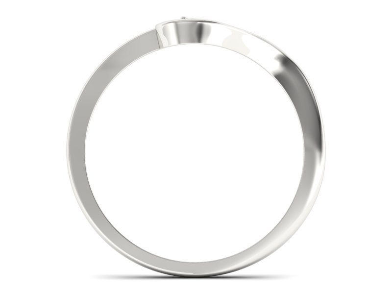 Pierścionek z platyny z brylantami - P16050pt - 2