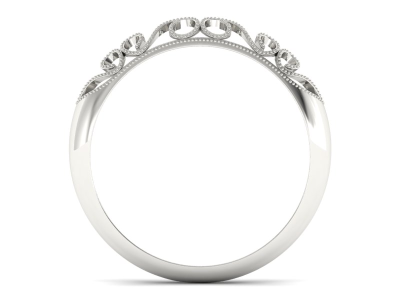 Złoty Pierścionek biale złoto próby 585 - p16054b