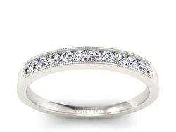 Pierścionek zaręczynowy z brylantami z palladu - p16062pll