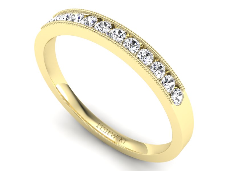 Pierścionek zaręczynowy z brylantami - p16062z - 3