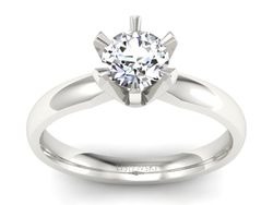Pierścionek zaręczynowy z diamentami promocja - p16071bnpro