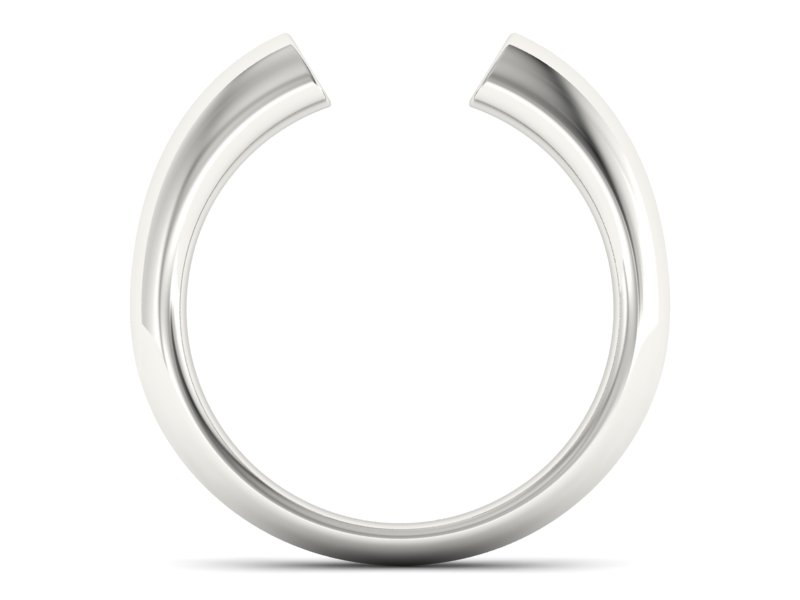 Złoty Pierścionek z brylantami białe złoto 585 - p16084b - 2