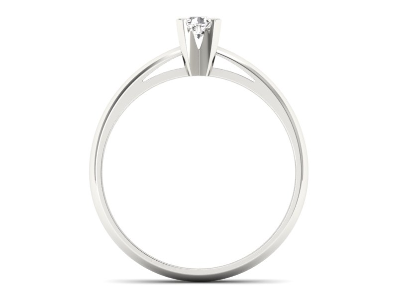 Pierścionek zaręczynowy z diamentem złoty - p16116b - 2