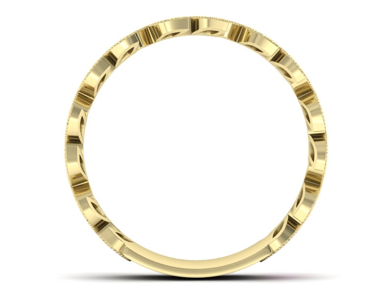 Obrączka z rubinami żółte złoto i brylantami - p16231zr - 2