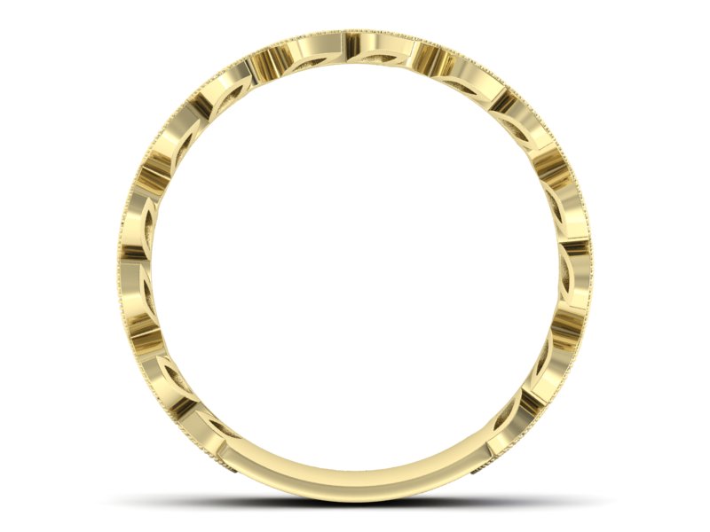 Obrączka z szafirami żółte złoto i brylantami - p16231zsz - 2