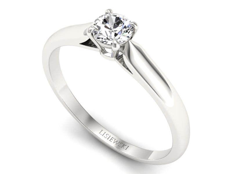 Pierścionek zaręczynowy z diamentem - p16342pt - 3