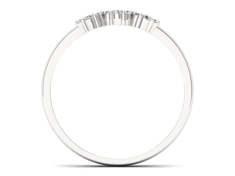 Pierścionek zaręczynowy z diamentami złoto 585 - p16428b - 2