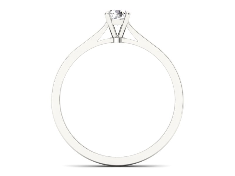 Pierścionek zaręczynowy z diamentami - p16432b - 2