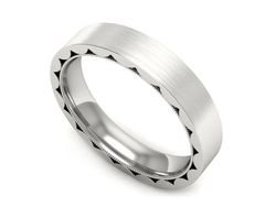 Obrączka pierścionek białe złoto próba 585 - p16490bmp
