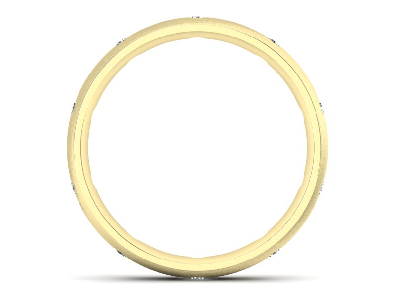 Obrączka z brylantami żółte złoto - p16526zmp - 2