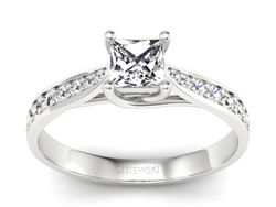 Ekskluzywny Pierścionek Diamentowy - p16604bx
