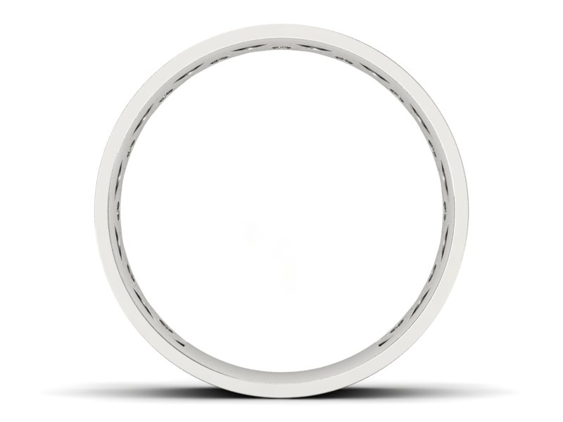 Złote obrączki z diamentami białe złoto - p16712b - 2