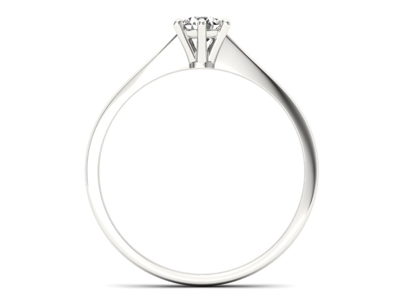 Złoty pierścionek z brylantem złoto próba 585 - p16760b - 2