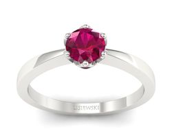 Pierścionek z Rubinem - Elegancja i Pasja - p16977br