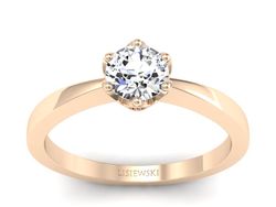 Wyjątkowy Pierścionek z Diamentem - p16977c