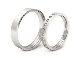 Obrączki z diamentami złote obrączki 585 - P3040160T160bmp