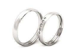 Złote Obrączki z diamentami złoto 585 - P35160T153bmp