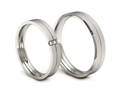 Obrączki z diamentami obraczki białe złoto - P3540150T158bms
