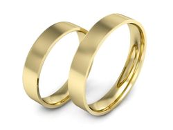 Obrączki żółte złoto obrączki klasyczne 585 - P40110T106z
