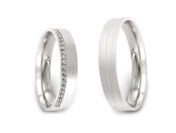 Obrączki z diamentami obrączki białe złoto - p40150T233bmp