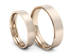 Złote Obrączki klasyczne różowe złoto 585 - P4050140T135cmp