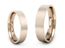 Złote Obrączki klasyczne różowe złoto 585 - P4050160T136cmp