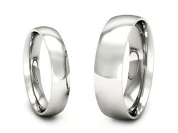 Obrączki białe złoto obrączki klasyczne 585 - P4060160T130b