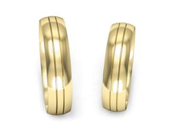 Obrączki żółte złoto obrączki klasyczne 585 - P50140T210z
