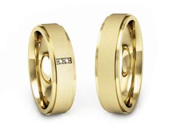Obrączki z diamentami nowoczesne obrączki - P50170T24zms