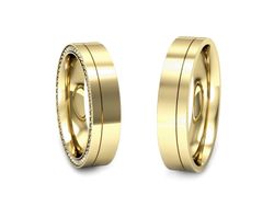 Obrączki z brylantami żółte zloto 585 585 - P50220180T186z