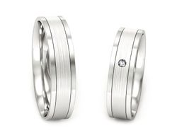 Obrączki z diamentami obrączki białe złoto - P52145320bmp