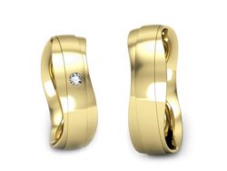 Obrączki z brylantem złote obrączki złoto 14k - P55140T30z