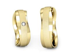 Obrączki z brylantem złote obrączki złoto 14k - P55140T30zms