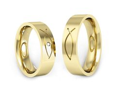 Obrączki z diamentem złote żółte złoto 14k - P55170T80z