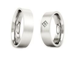 Obrączki z brylantami złote białe złoto 585 - P55170T82bmp
