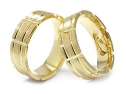 Obrączki żółte złoto obrączki klasyczne 585 - p60145111