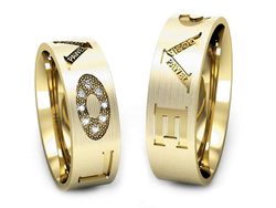 Obrączki z diamentami soczewkowe obrączki - P64190T144zmp